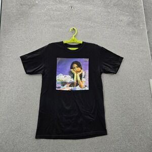 Olivia Rodrigo Men Shirt M Black Graphic‎ Print Portrait Cake Short Sleeve